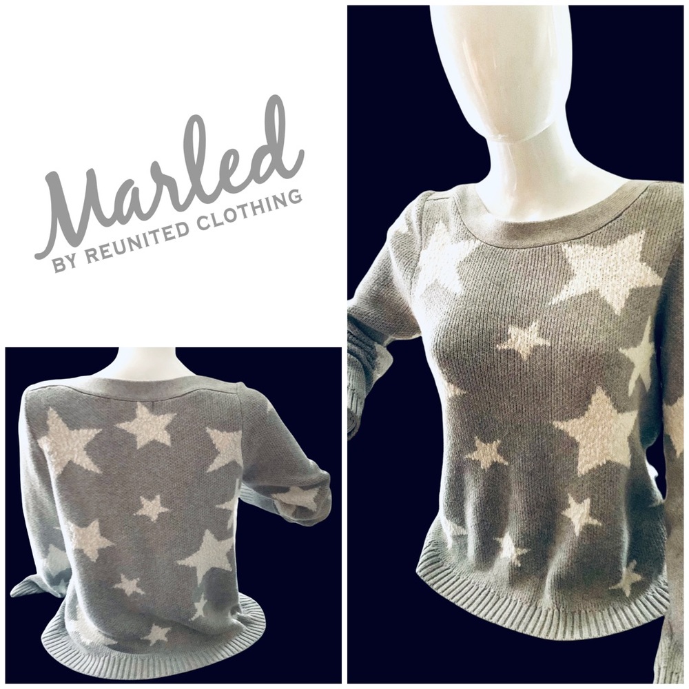Marled Reunited Star Sweater